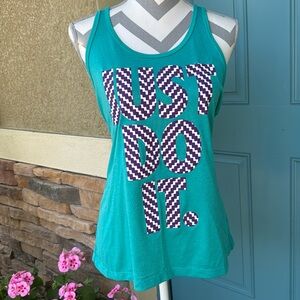 Nike “Dri-Fit “Just Do It” racer back tank top